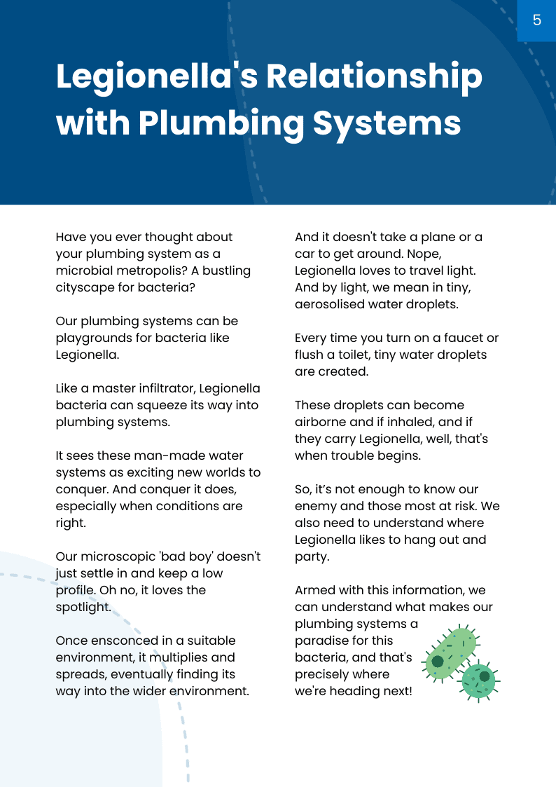 Legionella Relationship with Plumbing Systems